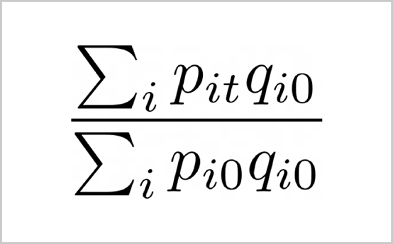 CPI is usually calculated using the Laspeyres Index.