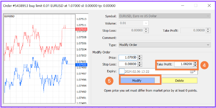 Modify or Cancel Closing Orders with Limit and Stop Limit 2