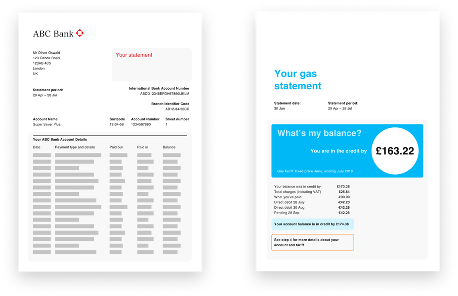 Bank Statement Sample