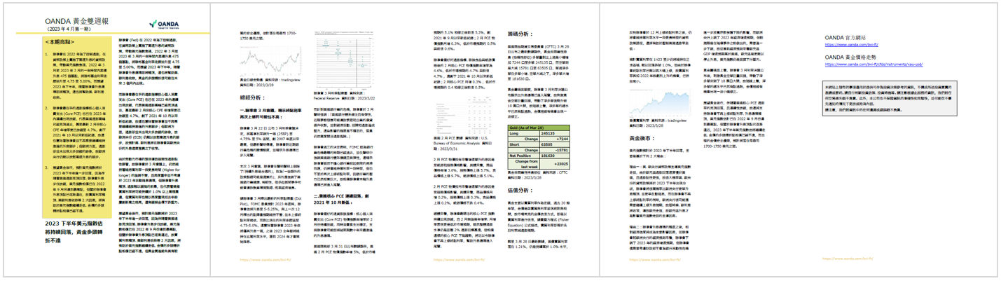黃金雙週報「2023年4月_1期」